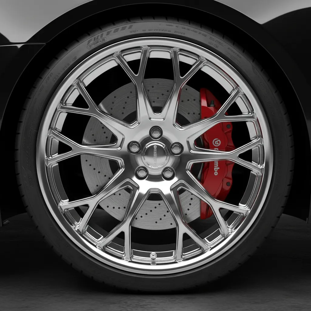 Krom jant ve Brembo kaliper detayı